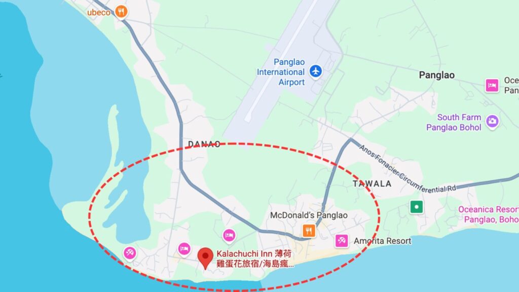 Free pick-up and drop-off area